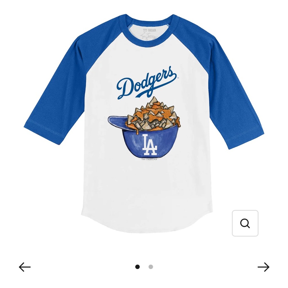 Kids Dodgers Nacho Tee shirt size 10/12